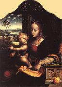 CLEVE, Joos van Virgin and Child vfhg oil painting